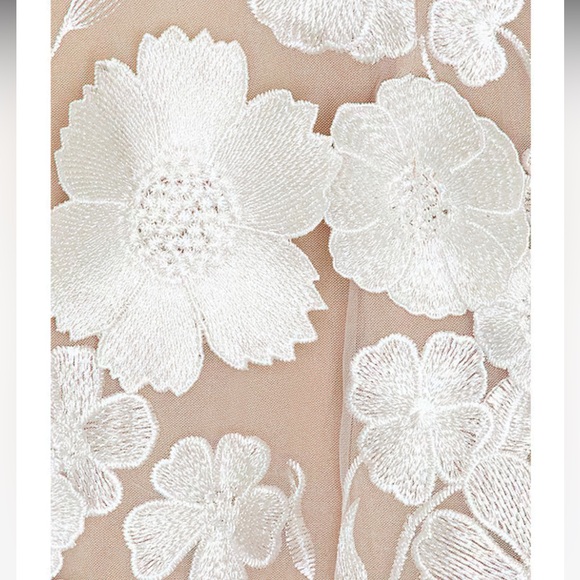 ELLIAT Zayla Mini Dress in Ivory & Nude - Picture 4 of 5